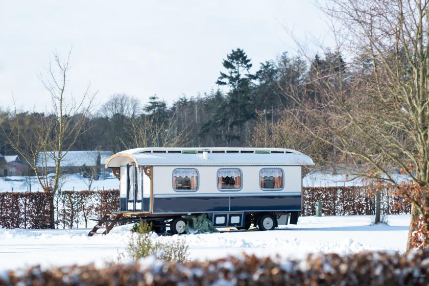 Woonwagen. Foto: Marjon Lukje Woonwagen. Foto: Marjon Lukje