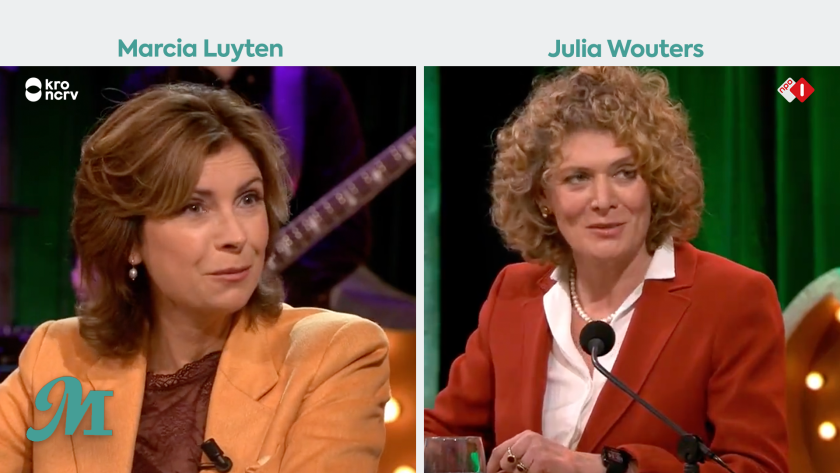 Marcia Luyten en Julia Wouters