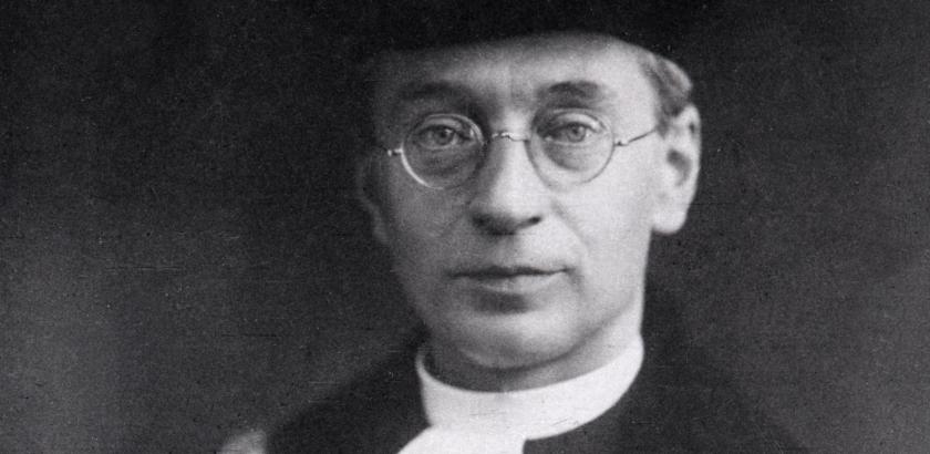 Prof. dr. Titus Brandsma als rector magnificus van de Universiteit in Nijmegen. z t. brandsma