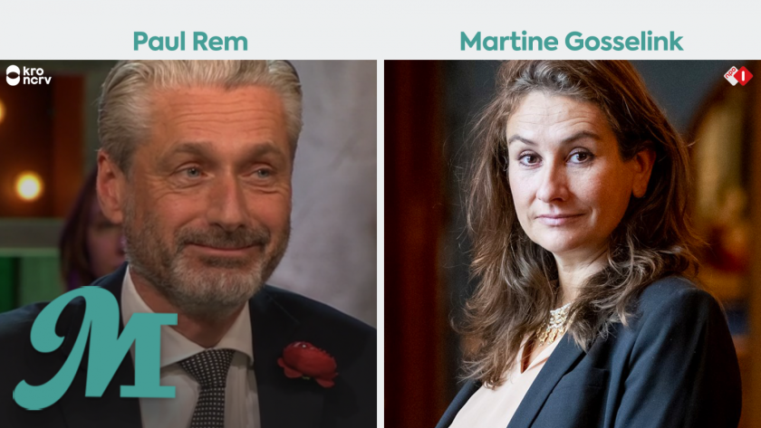 Paul Rem en Martine Gosselink Paul Rem en Martine Gosselink