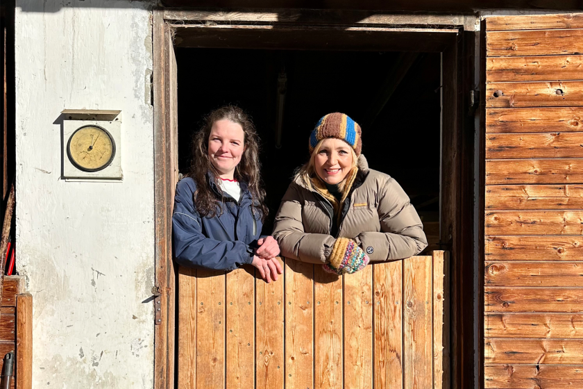 Anita en Yvon in Oostenrijk