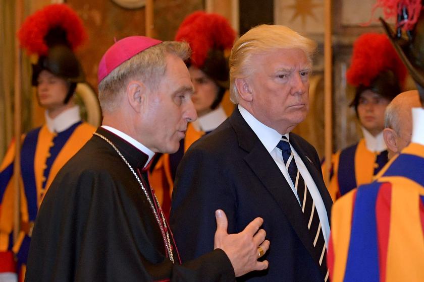 Trump op staatsbezoek