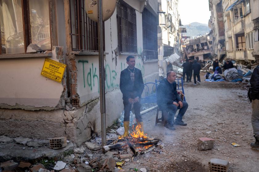 Relatives of missing people wait next to rubble in Hatay, southeastern Turkey, on February 8, 2023, two days after a strong earthquake struck the region. Searchers were still pulling survivors on February 8 from the rubble of the earthquake that killed over 11,200 people in Turkey and Syria, even as the window for rescues narrowed. For two days and nights since the 7.8 magnitude quake, thousands of searchers have worked in freezing temperatures to find those still alive under flattened buildings on either side of the border. Relatives of missing people wait next to rubble in Hatay, southeastern Turkey, on February 8, 2023, two days after a strong earthquake struck the region. Searchers were still pulling survivors on February 8 from the rubble of the earthquake that killed over 11,200 people in Turkey and Syria, even as the window for rescues narrowed. For two days and nights since the 7.8 magnitude quake, thousands of searchers have worked in freezing temperatures to find those still alive under flattened buildings on either s