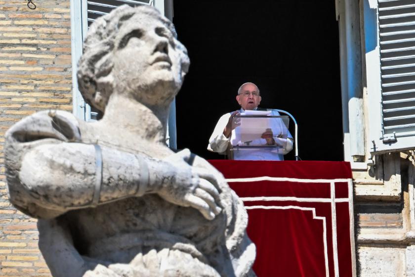 Angelus met de paus op 5 maart 2023. Angelus met de paus op 5 maart 2023.