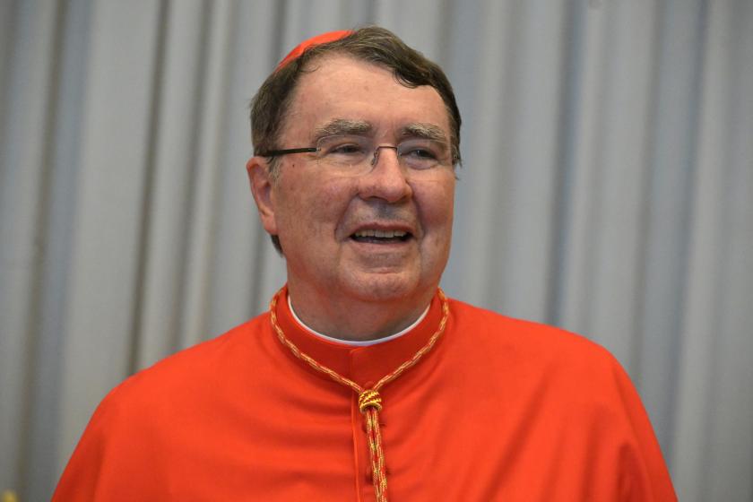 Newly elevated cardinal, apostolic nuncio from the United States, French Christophe Pierre, attends a courtesy visit of relatives following a consistory for the creation of 21 new cardinals in The Vatican on September 30, 2023. Pope Francis elevates 21 clergymen from all corners of the world to the rank of cardinal -- most of whom may one day cast ballots to elect his successor. Tiziana FABI / AFP Newly elevated cardinal, apostolic nuncio from the United States, French Christophe Pierre, attends a courtesy visit of relatives following a consistory for the creation of 21 new cardinals in The Vatican on September 30, 2023. Pope Francis elevates 21 clergymen from all corners of the world to the rank of cardinal -- most of whom may one day cast ballots to elect his successor. Tiziana FABI / AFP