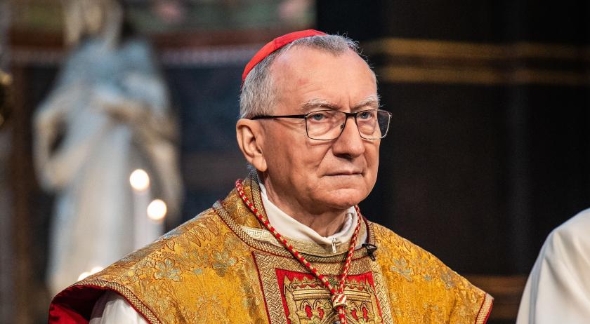 Pietro Parolin, de tweede man van de katholieke kerk, tijdens een bezoek aan Amsterdam in het teken van het 750-jarige bestaan van de stad. Hij draagt de mis op in de basiliek van de Heilige Nicolaas. ANP DINGENA MOL Pietro Parolin, de tweede man van de katholieke kerk, tijdens een bezoek aan Amsterdam in het teken van het 750-jarige bestaan van de stad. Hij draagt de mis op in de basiliek van de Heilige Nicolaas. ANP DINGENA MOL