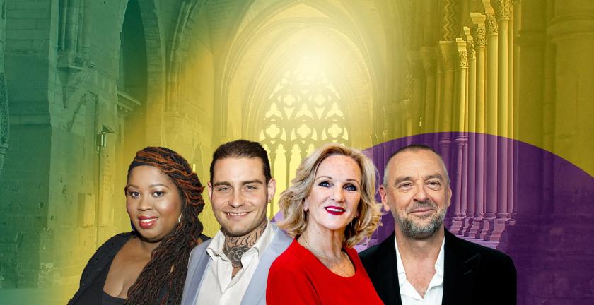 Nieuwe kloostergasten: Tom Waes, Shirma Rouse, Tineke Schouten en Douwe Bob Nieuwe kloostergasten: Tom Waes, Shirma Rouse, Tineke Schouten en Douwe Bob