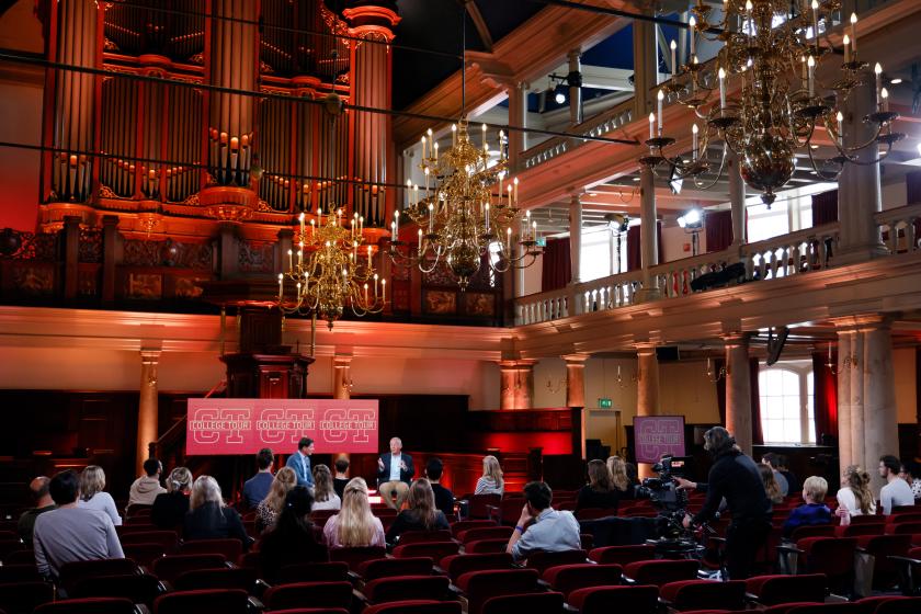 Studenten te gast bij Marcel Levi Studenten te gast bij Marcel Levi