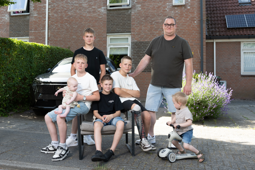 De jongens van de familie De Lange uit Een huis vol