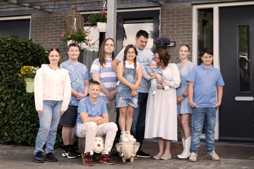 Familie Wildeman uit Een huis vol