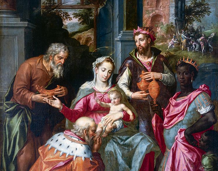 Hendrick de Clerck, Aanbidding van de koningen. Hendrick de Clerck, Aanbidding van de koningen.