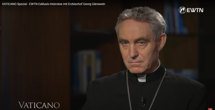 Aartsbisschop Georg Gänswein mgr Georg Gänswein