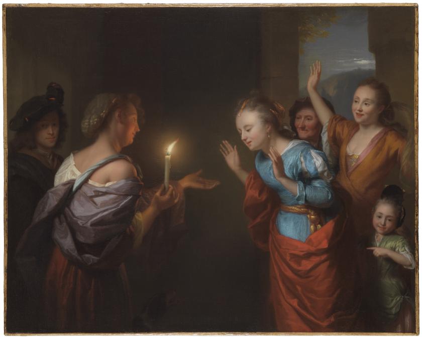 Godefridus Schalcken - Parable of the Lost Piece of Silver 