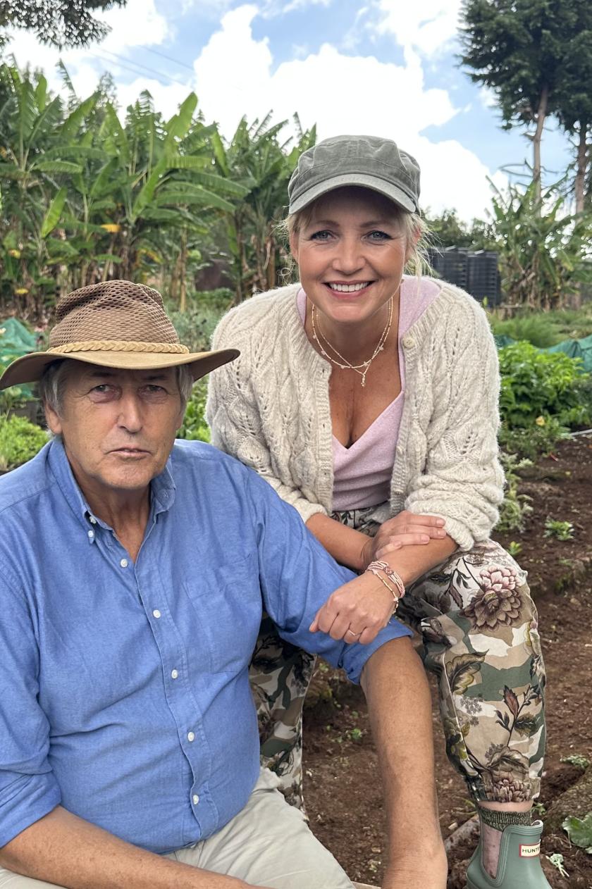 Wim en Yvon in Onze boerderij internationaal