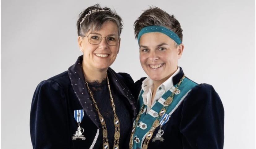 Carly Lhomme en Helen Meyers, de ‘carnavalsprinsessen’ Carly Lhomme en Helen Meyers, de ‘carnavalsprinsessen’