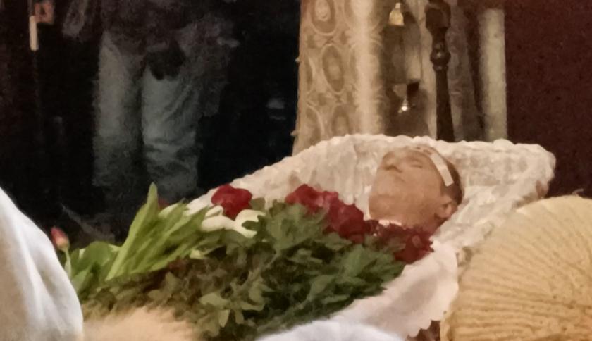 The body of late Russian opposition leader Alexei Navalny is seen during the funeral service at the Mother of God Quench My Sorrows church in Moscow's district of Maryino on March 1, 2024.
AFP The body of late Russian opposition leader Alexei Navalny is seen during the funeral service at the Mother of God Quench My Sorrows church in Moscow's district of Maryino on March 1, 2024.
AFP