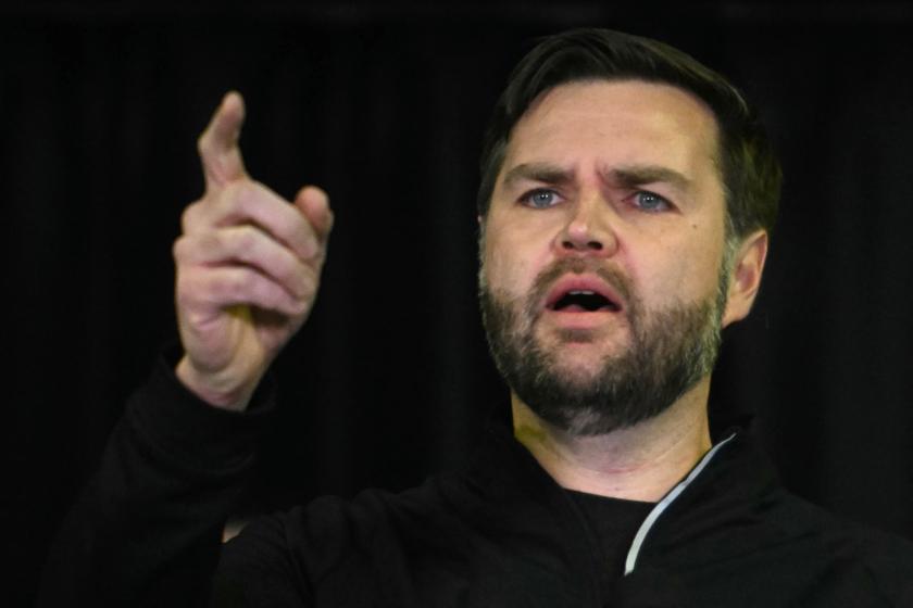 US Vice President JD Vance speaks at the US military's Pituffik Space Base in Greenland on March 28, 2025. The visit is viewed by Copenhagen and Nuuk as a provocation amid President Donald Trump's bid to annex the strategically-placed, resource-rich Danish territory. Jim WATSON / POOL / AFP US Vice President JD Vance speaks at the US military's Pituffik Space Base in Greenland on March 28, 2025. The visit is viewed by Copenhagen and Nuuk as a provocation amid President Donald Trump's bid to annex the strategically-placed, resource-rich Danish territory. Jim WATSON / POOL / AFP
