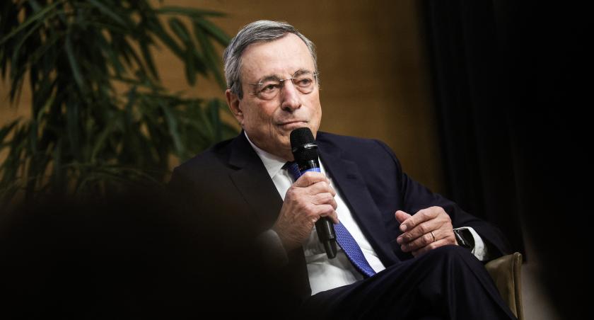 Former Italian Prime Minister and former European Central Bank (ECB) President Mario Draghi