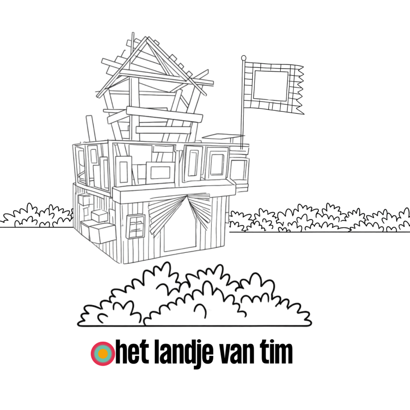kleurplaat uitkijktoren
