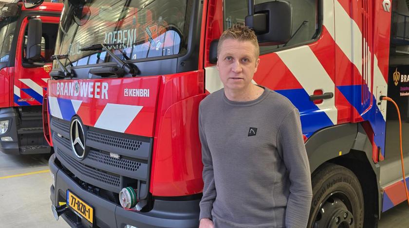 De vader van Mark was commandant van de brandweer