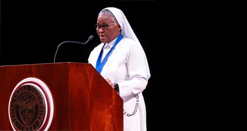 Opus Prize Laureate Sr. Francisca Ngozi Uti, HHCJ. Photo by Miguel Ozuna.