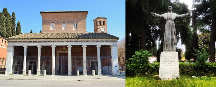 Bij de Sint-Laurentiusbasiliek staat een standbeeld van Pius XII dat aan diens bezoek herinnert. Bij de Sint-Laurentiusbasiliek staat een standbeeld van Pius XII dat aan diens bezoek herinnert.