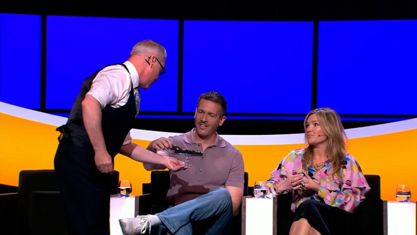 rudolph van veen in de slimste mens met brownies