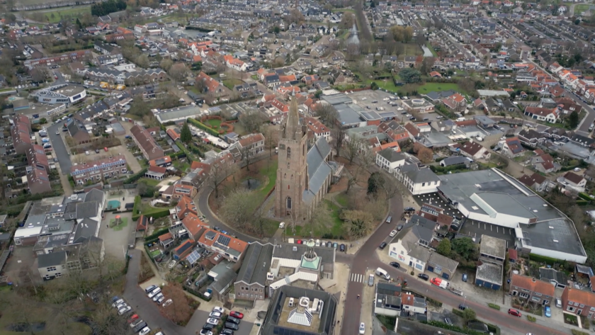 De hervormde kerk van Kapelle De hervormde kerk van Kapelle