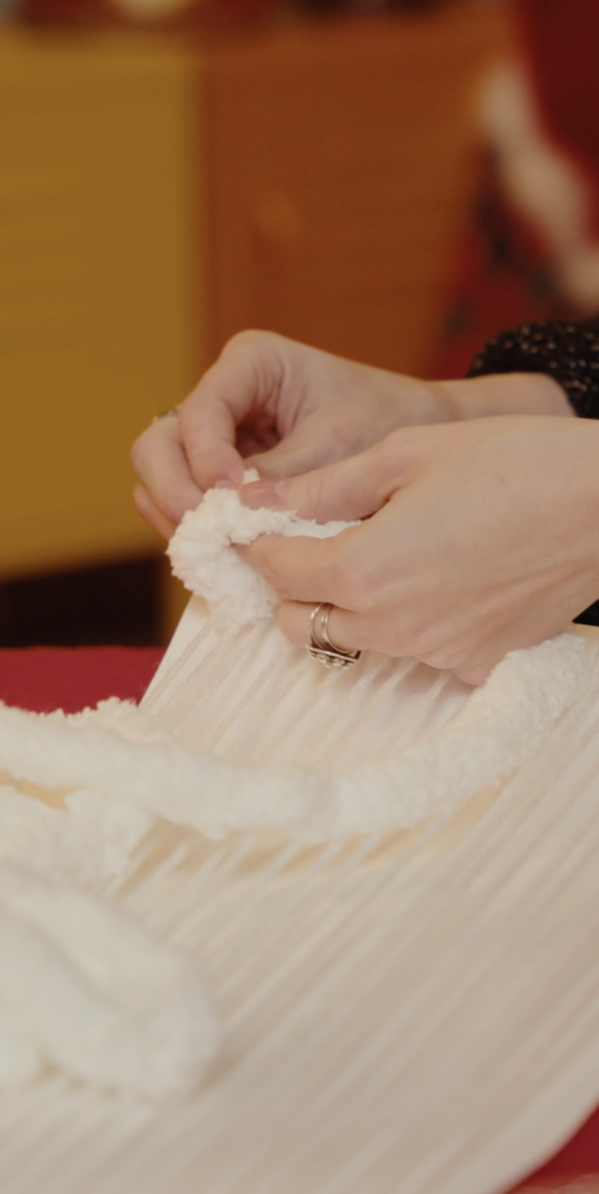 Handen houden wol vast