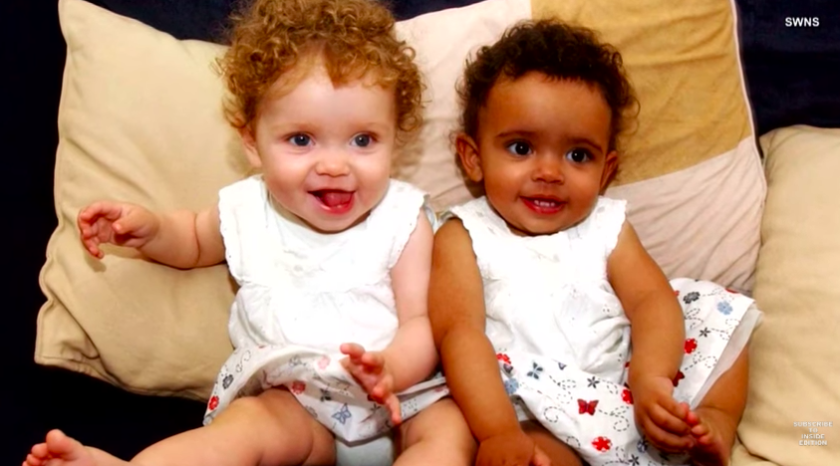 Millie en Marcia Biggs als baby