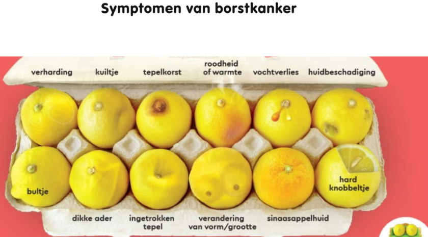 Symptomen borstkanker