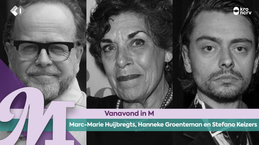 Marc-Marie Huijbregts, Hanneke Groenteman en Stefano Keizers Marc-Marie Huijbregts, Hanneke Groenteman en Stefano Keizers
