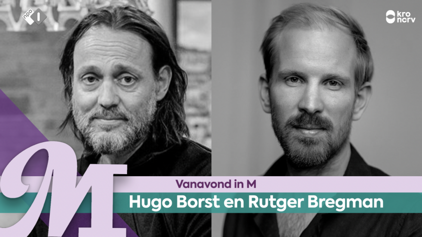 Hugo Borst en Rutger Bregman Hugo Borst en Rutger Bregman