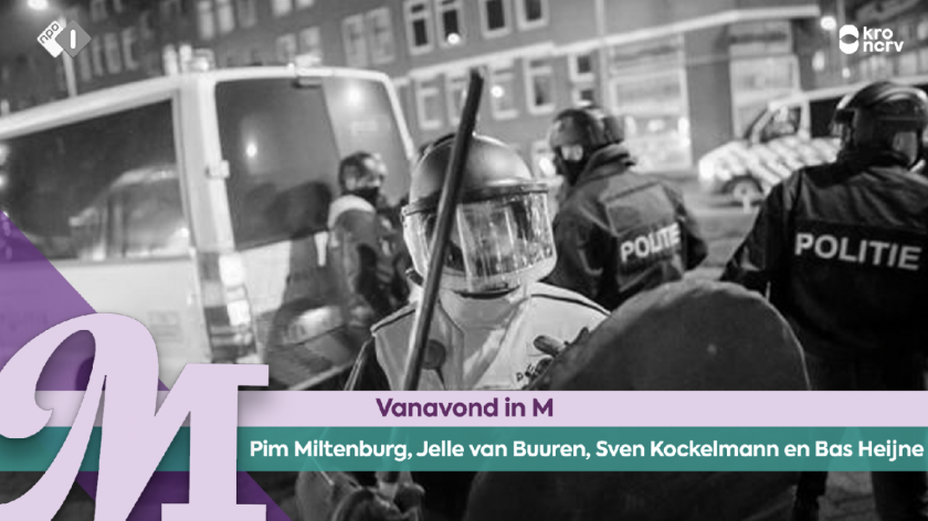 Rellen tegen de avondklok Rellen tegen de avondklok