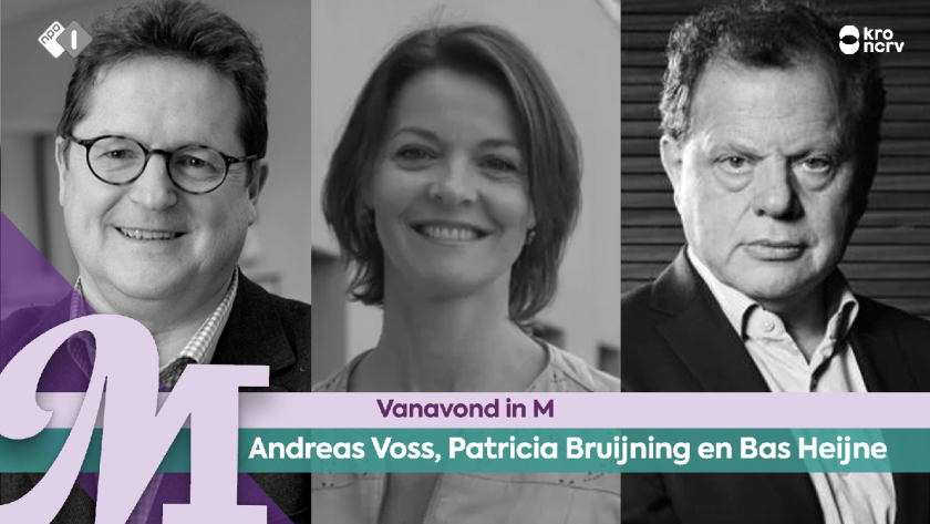 Andreas Voss, Patricia Bruijning en Bas Heijne Andreas Voss, Patricia Bruijning en Bas Heijne