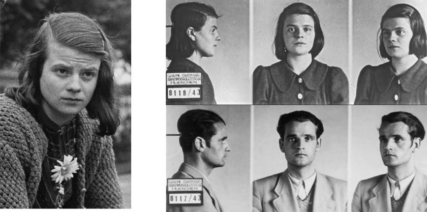 Mugshots Hans en sophie scholl sophie scholl