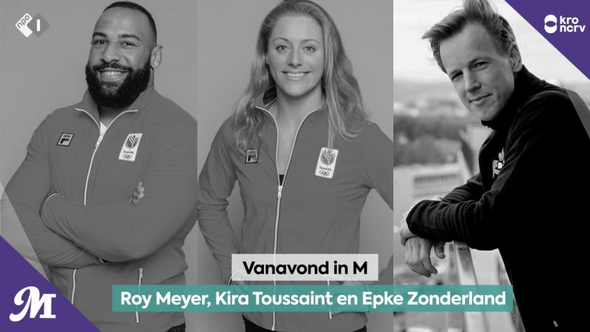 Roy Meyer, Kira Toussaint en Epke Zonderland Roy Meyer, Kira Toussaint en Epke Zonderland