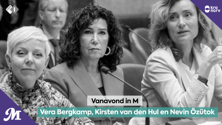 Vera Bergkamp, Kirsten van den Hul en Nevin Özütok. Vera Bergkamp, Kirsten van den Hul en Nevin Özütok.