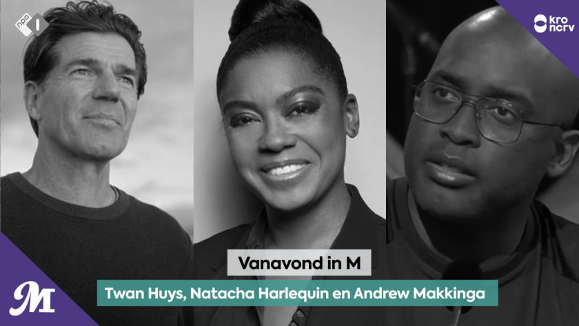 Twan Huys, Natacha Harlequin en Andrew Makkinga Twan Huys, Natacha Harlequin en Andrew Makkinga