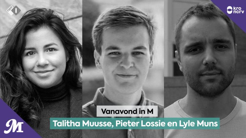Talitha Muusse, Pieter Lossie en Lyle Muns Talitha Muusse, Pieter Lossie en Lyle Muns