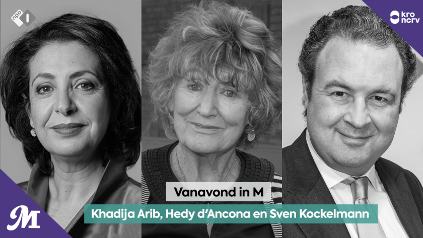 Khadija Arib, Hedy d’Ancona en Sven Kockelmann Khadija Arib, Hedy d’Ancona en Sven Kockelmann