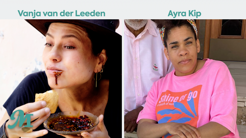 Vanja van der Leeden en Ayra Kip Vanja van der Leeden en Ayra Kip