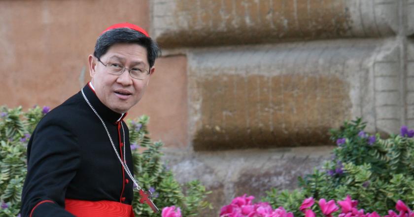 Kardinaal Tagle moet het veld ruimen als president van Caritas Internationalis. Tagle moet het veld ruimen