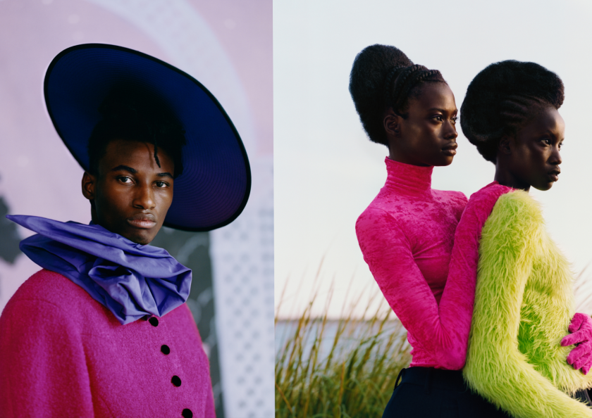 Untitled (Two Girls Embrace), 2018; Untitled (Two Girls Embrace), 2018