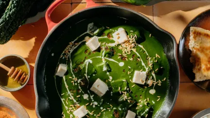 seizoensgroente spinazie recept saag paneer