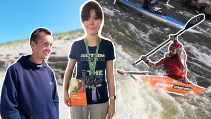 Tim, Dominique en Michael