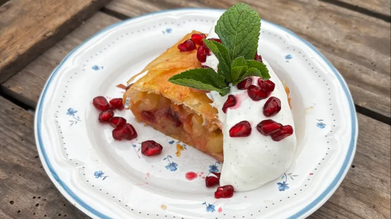 rabarber strudel recepten binnenstebuiten