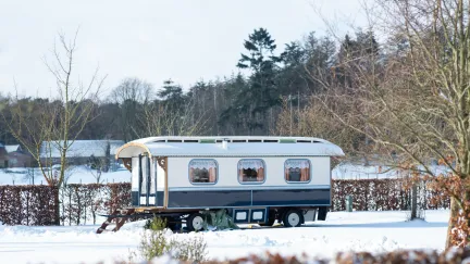 Woonwagen. Foto: Marjon Lukje