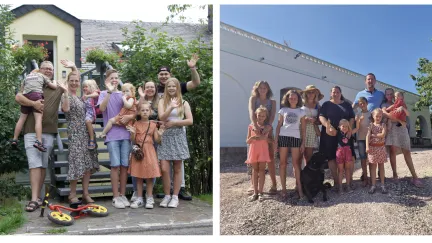 Een huis vol emigreert familie Jelies en Kraan