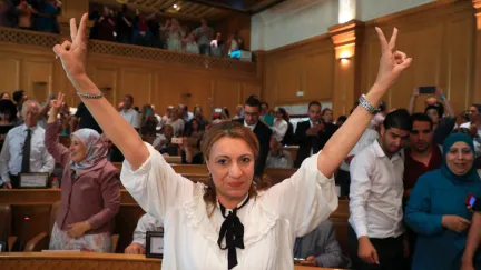 Souad Abderrahim is de nieuwe burgemeester van Tunis